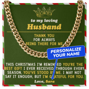 to my husband personalized cuban link chain gift set 4862991 (copy)